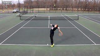 3.5 Tennis -- Serve Practice 3/22/2020