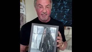 Sylvester Stallone Receiving His Rocky Balboa Sly Stallone Shop 1/6 Scale Action Figure