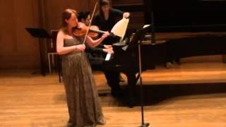 Lauren Jenkins Debussy Sonata for Violin & Piano featuring Naseer Ashraf