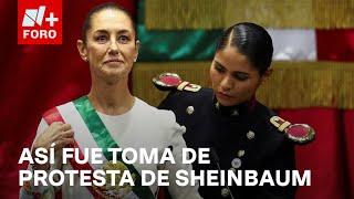 Así fue la toma de protesta de la primera presidenta de México, Claudia Sheinbaum - Las Noticias