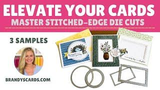 Elevate Your Cards: Master Stitched-Edge Die Cuts with Brandy Cox | From BrandysCards