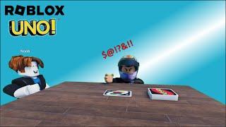 Angry at the bots in Roblox Uno