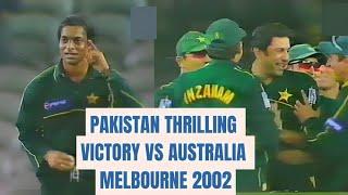 Pakistan Thrilling Victory | Pakistan vs Australia 2002 ODI Cricket Series Melbourne | Highlights |