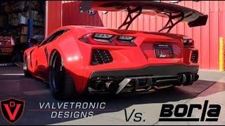 C8 Corvette Exhaust Battle: Borla vs Valvetronic Designs