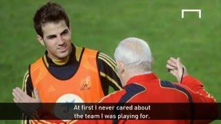 Fabregas discusses his relationship with Luis Aragones