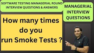 Managerial Testing Interview Questions| Scenario Based Questions| RD Automation Learning