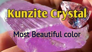 Kunzite Crystals  |   Pak Gems Info | how to identify kunzite stone | like a diamond shines stone