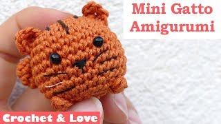 Amigurumi Mini Cat Tutorial - Crochet Keychain (english subtitles)