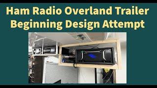 Ham Radio Off-Road Trailer - Radio Shelf