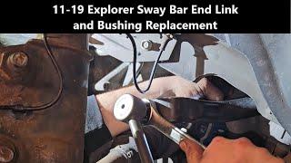 2011-2019 Ford Explorer Sway Bar End Links and Bushing Replacement