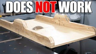 the FLAW with Ultimate crosscut sleds