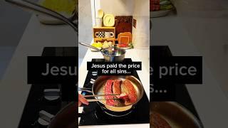 Jesus' sacrifice is enough  #gospel #grace #jesus #god #cooking