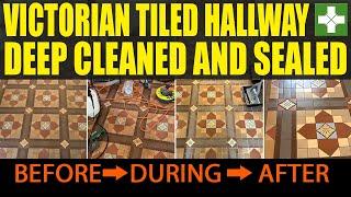 Victorian Tiled Hallway Floor Cleaning Chorley