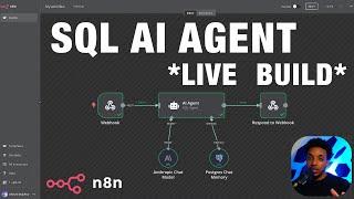 *Live Build* Watch me Build an SQL Agent in 14mins (No-Code)