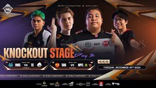  LIVE | MLBB M6 World Championship | Knockout Stage Day 3