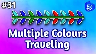 Multiple Colurs Traveling or punching | Wilcom e4 tutorial