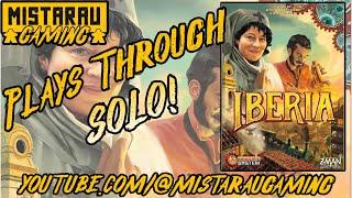 Solo Playthrough | How to Play Pandemic Iberia | Mista Rau Gaming