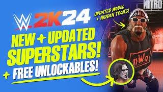 WWE 2K24: 20 New & Updated Superstars, Updated Models, New Attires, Championships, Creations & More!