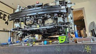 Nissan Rogue.  Рихтовка подрамника.