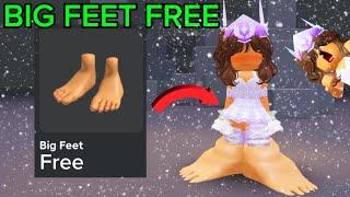 HOW TO HAVE A BIG CHUNKY FEET ROBLOX AVATAR FOR ACTUALLY FREE!(2024)