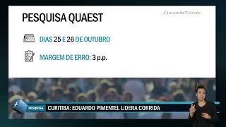 Pesquisa indica intenções de voto em Belo Horizonte e Curitiba