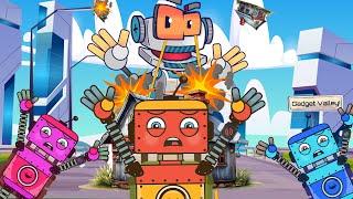  The Three Little Robots Take on the Giant Robot! | Adventure Songs & Fun with Rusty 