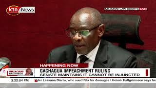 High Court ruling on Gachagua impeachment