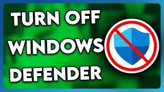 How to Turn Off Windows Defender in Windows 11 (2024)