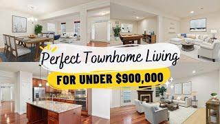 The best of both worlds in Ashburn, VA: luxurious townhome that lives like a single family home!