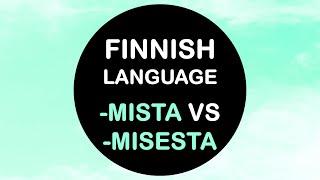 LEARN FINNISH | -MINEN VERB (IN DIFFERENT CASES)