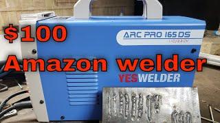 Yeswelder Arc pro 165ds test welds and review : $100 budget welder from Amazon with DC lift Tig