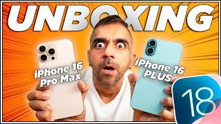 iPhone 16 Pro Max & iPhone 16 Plus Unboxing + iOS 18 Tips You NEED to Know!