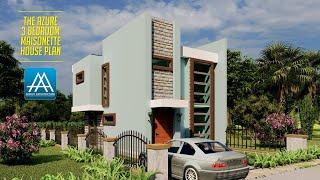 The Azure 3 Bedroom Maisonette House Plan