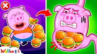 Alimentation Saine vs Malbouffe – Ne Mangez Pas Trop| Habitudes Saines Wolfoo Collection D'épisodes