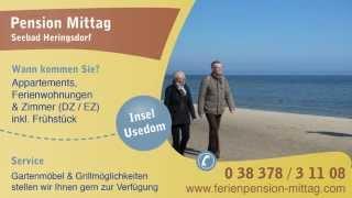 Ferienpension Mittag - Usedom Urlaub direkt am Meer mit Frühstück - Hund erlaubt