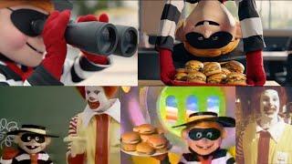 McDonald's Hamburglar Commercials Compilation All McDonaldland Ads Review