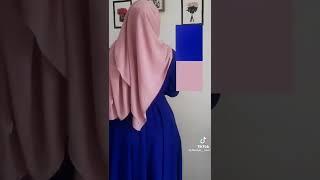 تنسيقات اللون الأزرق الملكي مع الخمار 