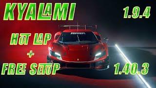 FERRARI 296 GT3 KYALAMI 1.40.3 HOTLAP + FREE SETUP ACC v1.9.4.