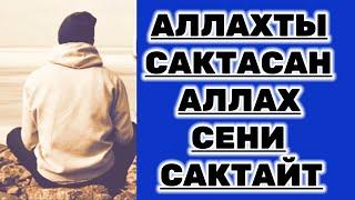 АЛЛАХТЫ САКТАСАН АЛЛАХ СЕНИ САКТАЙТ / УСТАЗ ТЫНЧТЫКБЕК АЖЫ ШАИКОВ / #абуханифа #ислам #илим #зикр