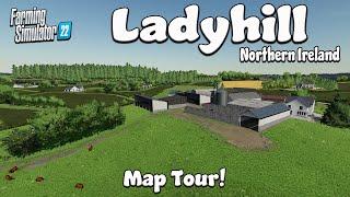 LOVELY ‘NEW’ MOD MAP “LADYHILL” TOUR! ON Farming Simulator 22 (Review) PS5.