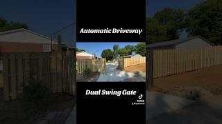 Automatic Dual Swing Driveway Gates! Gate Opener 5% OFF link in description