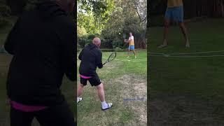 Alexander Zverev hitting volleys with his dad!  #atp #atptour #atptennis #tennis #zverev