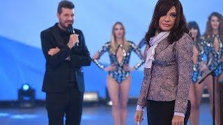 De la mano de Bossi, Cristina volvió a Showmatch y no se salvó nadie