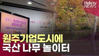 원주기업도시에 어린이 나무놀이터 조성 | #헬로tv뉴스