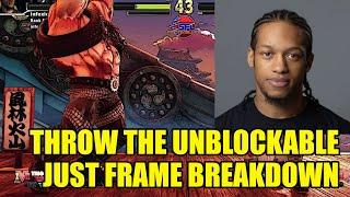 Block the Blockable. Throw the Unblockable #JustFrameBreakdown