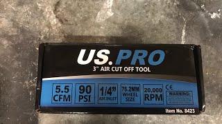 US Pro Bergen air cut off tool review