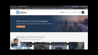 Live Demo of Country Navigator