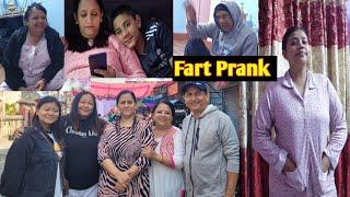 @gurungeatingchannel Sanga Hami Le Kina CHALLENGE Garenau ta ?? Fart PRANK ON Buwa 