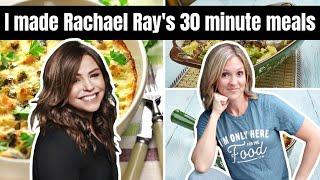 I MADE RACHEL RAY'S MOST POPULAR 30 MINUTE MEALS | FRUGAL FIT MOM