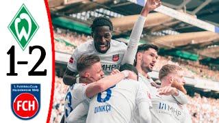 Werder vs Heidenheim (1-2) All Goals and Extended Highlights